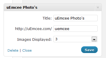 uEmcee Photo Sharing Widget